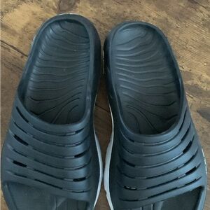 Black Slide Sandals- New never worn without tags